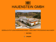 Tablet Screenshot of hauenstein-gmbh.de